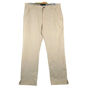 Oakley Golf Pants Lightweight Performance 40x34 Beige (Fits 40x33)